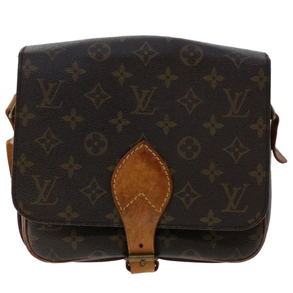 AUTHENTIC LOUIS VUITTON Monogram Cartouchiere MM Shoulder Bag - Picture 3 of 16